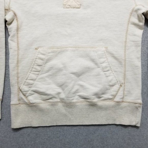Old Navy Sweater Mens Small Ivory Long Sleeve Pullover‎ Pockets - Picture 2 of 9